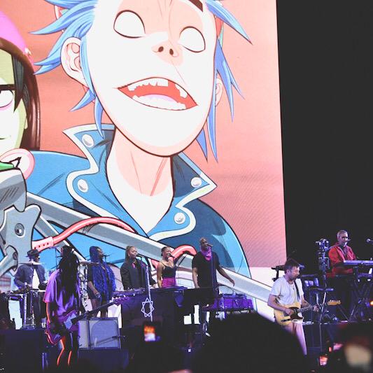 Gorillaz nos voló la cabeza con su show en Pulso GNP 2022