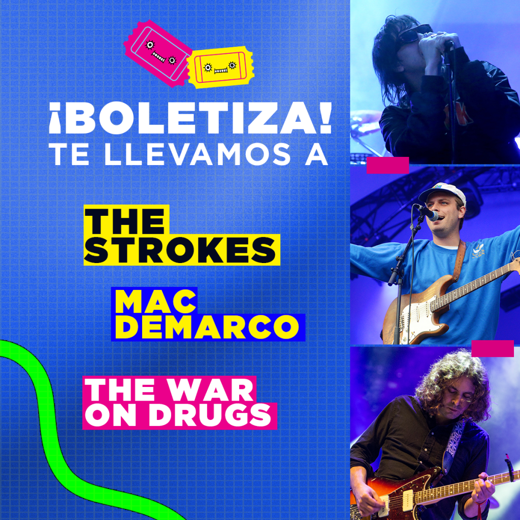 ¡Te llevamos al concierto de The Strokes, The War on Drugs y Mac DeMarco en CDMX!