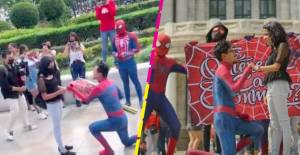 Joven disfrazado de Spider-Man pide matrimonio a su novia y se hace viral