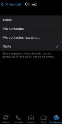 Bendito: Así puedes ocultar tu foto, estado y última conexión a algunos contactos en WhatsApp