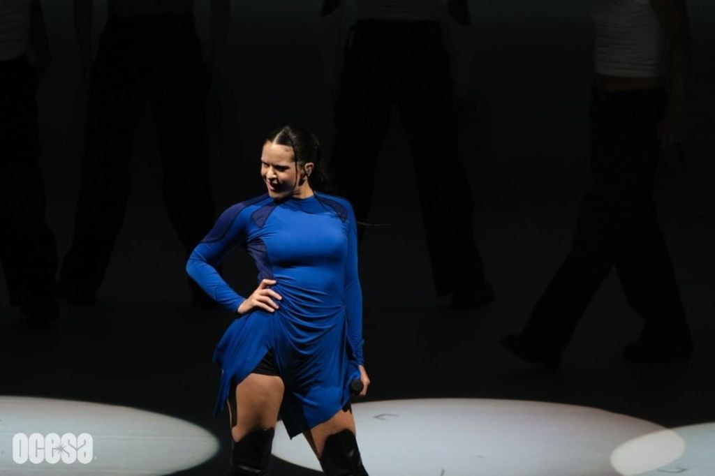 La cantante española en el escenario del Auditorio Nacional