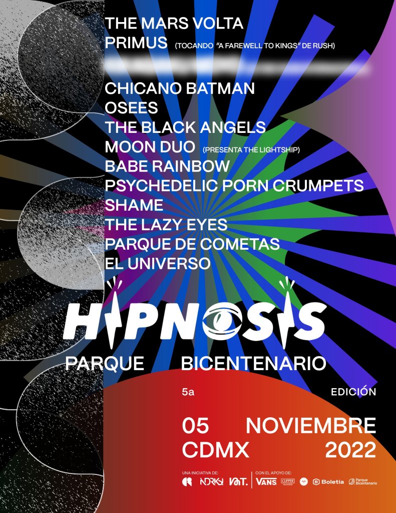 The Mars Volta, shame y Chicano Batman en el Hipnosis 2022