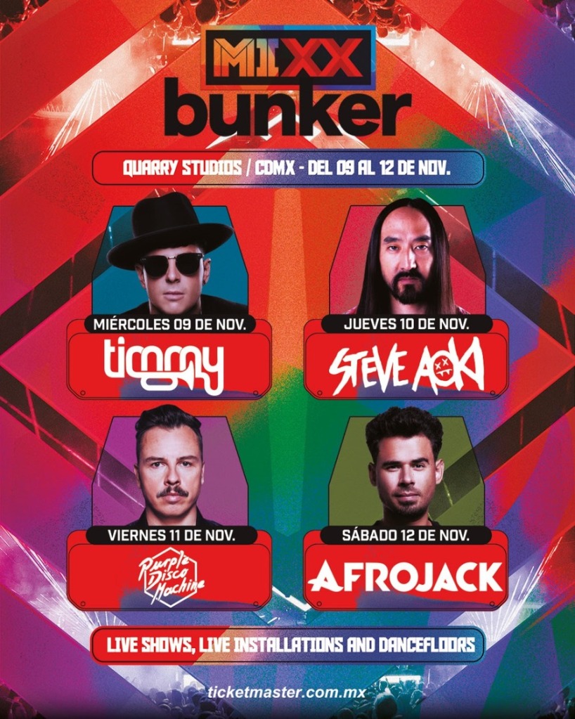 MIXX Bunker se llevará a cabo en Quarry Studios del 9 al 12 de noviembre