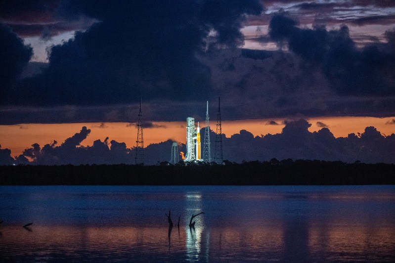 NASA retrasa de nuevo el lanzamiento de Artemis I por tormenta tropical Ian. Foto de Twitter Artemis I