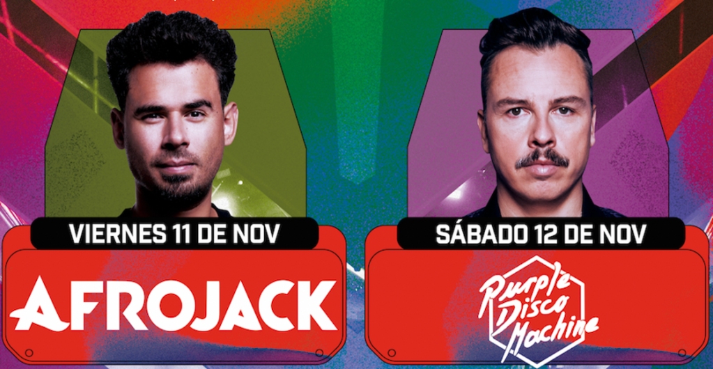 Afrojack y Purple Disco Machine se presentarán en MIXX Bunker