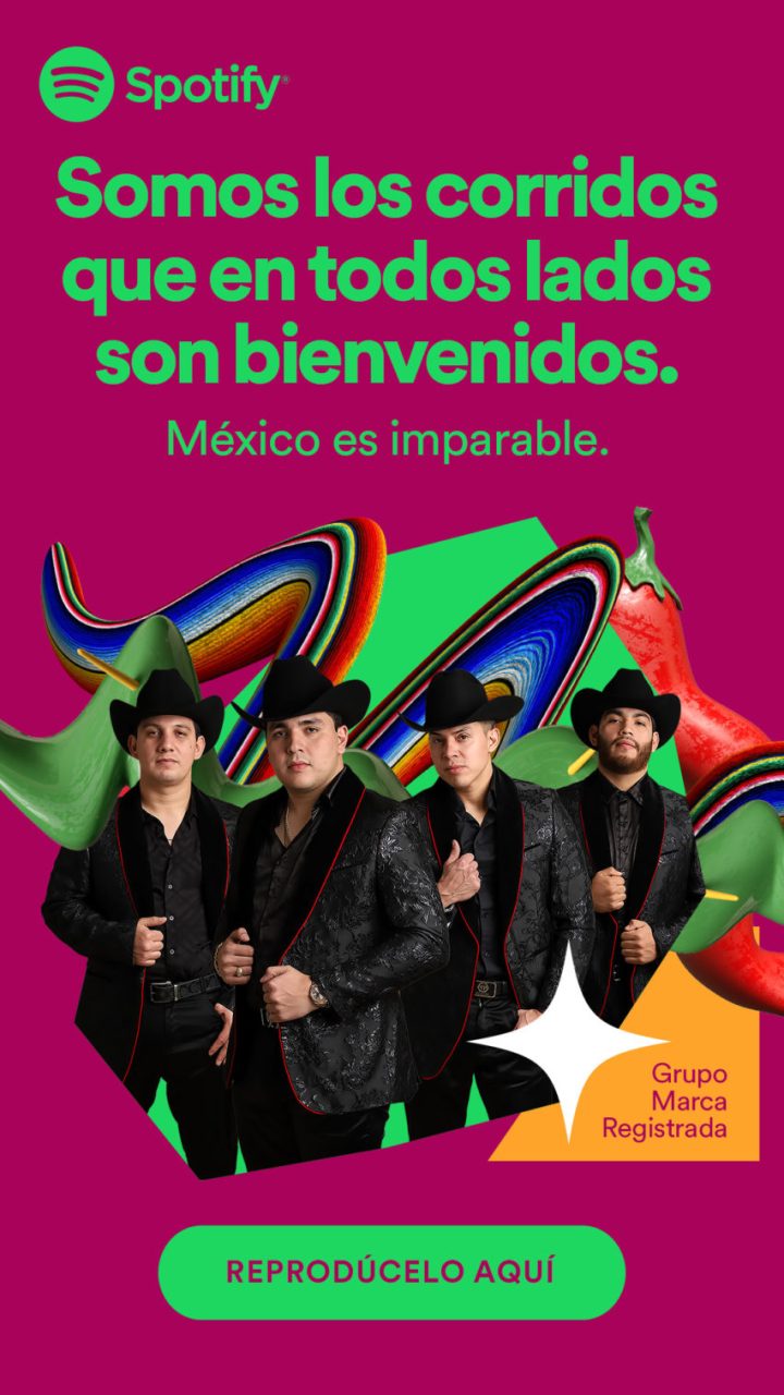 Spotify presenta “México es imparable. Reprodúcelo” que celebra el empuje de la nueva música mexicana  - grupo-marca-registrada-720x1280