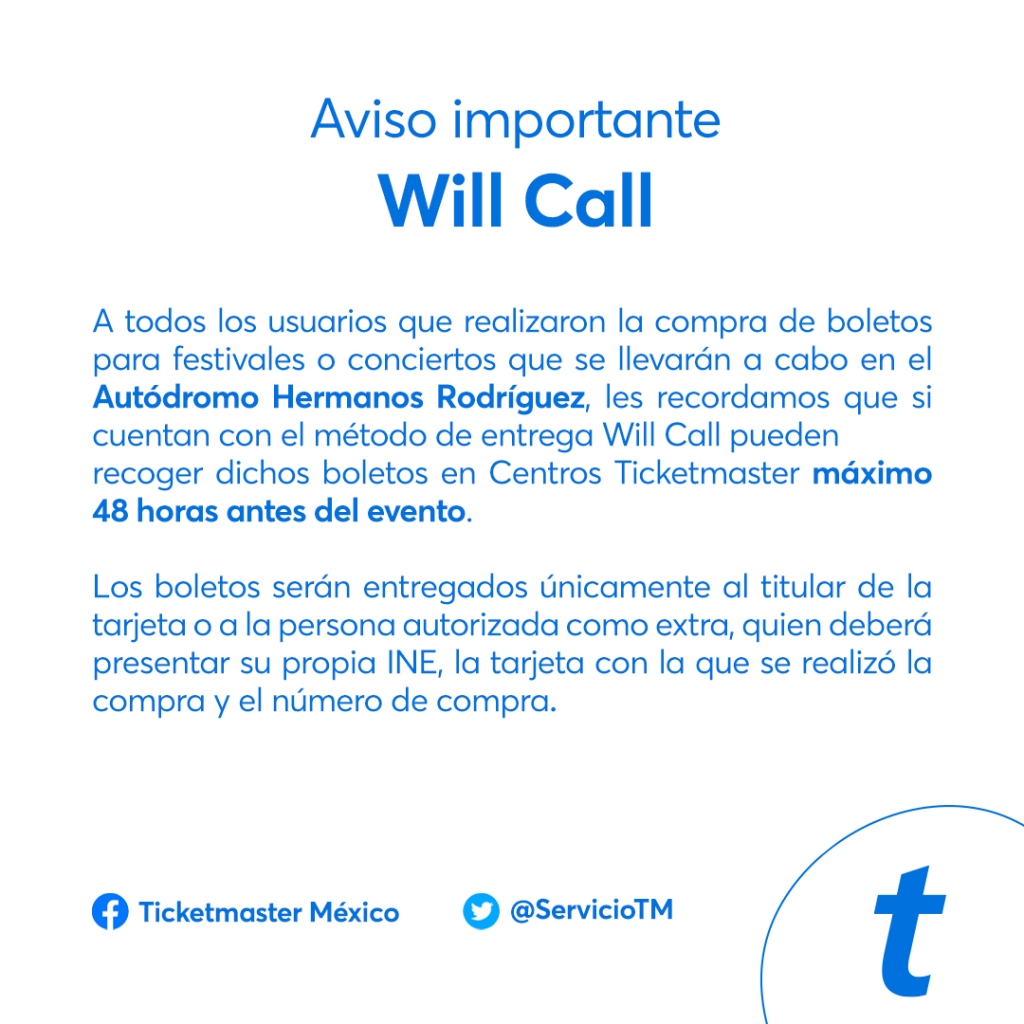 ¿Es cierto que cambiaron las políticas de Ticketmaster para entrega de boletos?