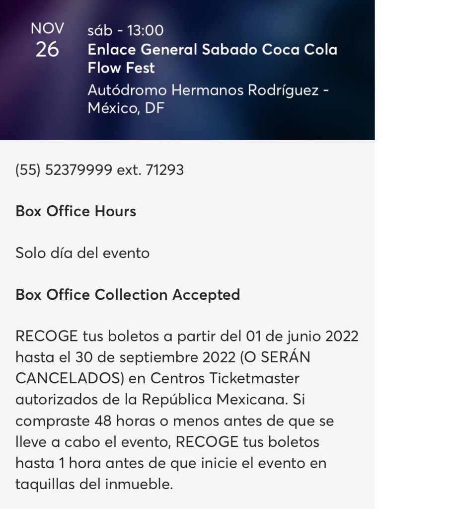 ¿Es cierto que cambiaron las políticas de Ticketmaster para entrega de boletos?