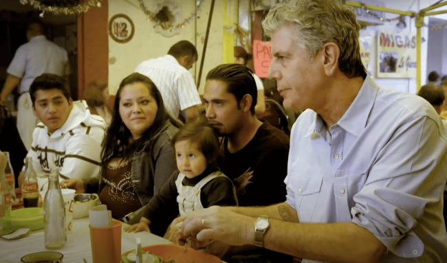 Anthony Bourdeain en México