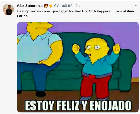 ¡Queremos a los Chili Peppers! Acá las mejores reacciones y memes al cartel del Vive Latino 2023