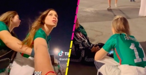 El gran gesto que una influencer tuvo con un fan mexicano en el Mundial de Qatar