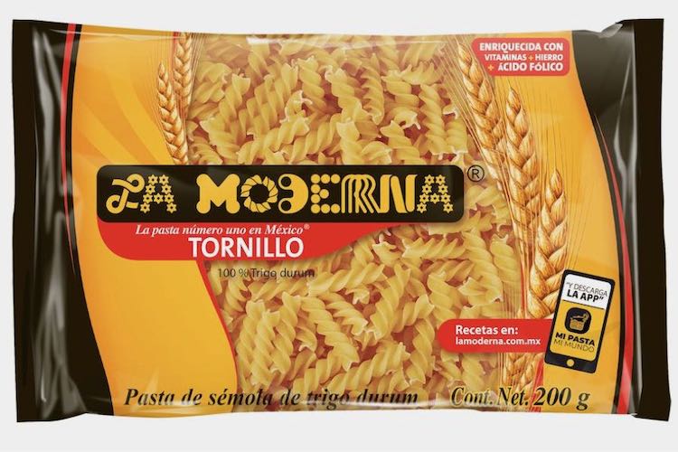 pasta la moderna tornillo 