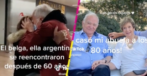 Abuelitos que eran novios en su juventud se vuelven a ver y se casan