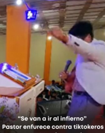 Pastor se descontrola al criticar a tiktokers y tienes que verlo