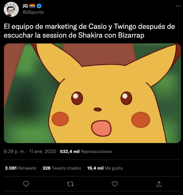 Saluditos a Piqué: Así los memes a la sesión de Bizarrap con Shakira