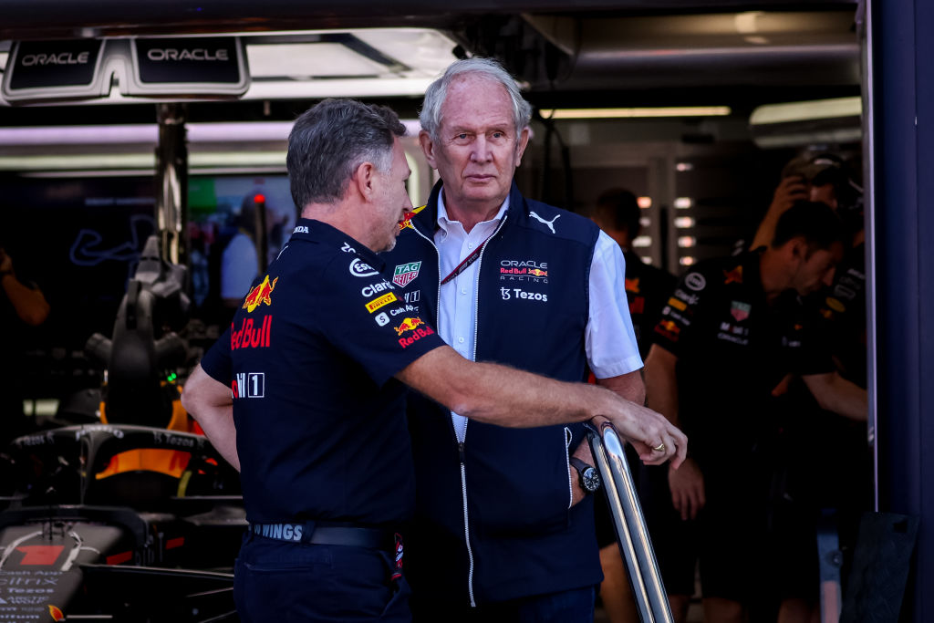 Helmut Marko y Christian Horner en Zandvoort