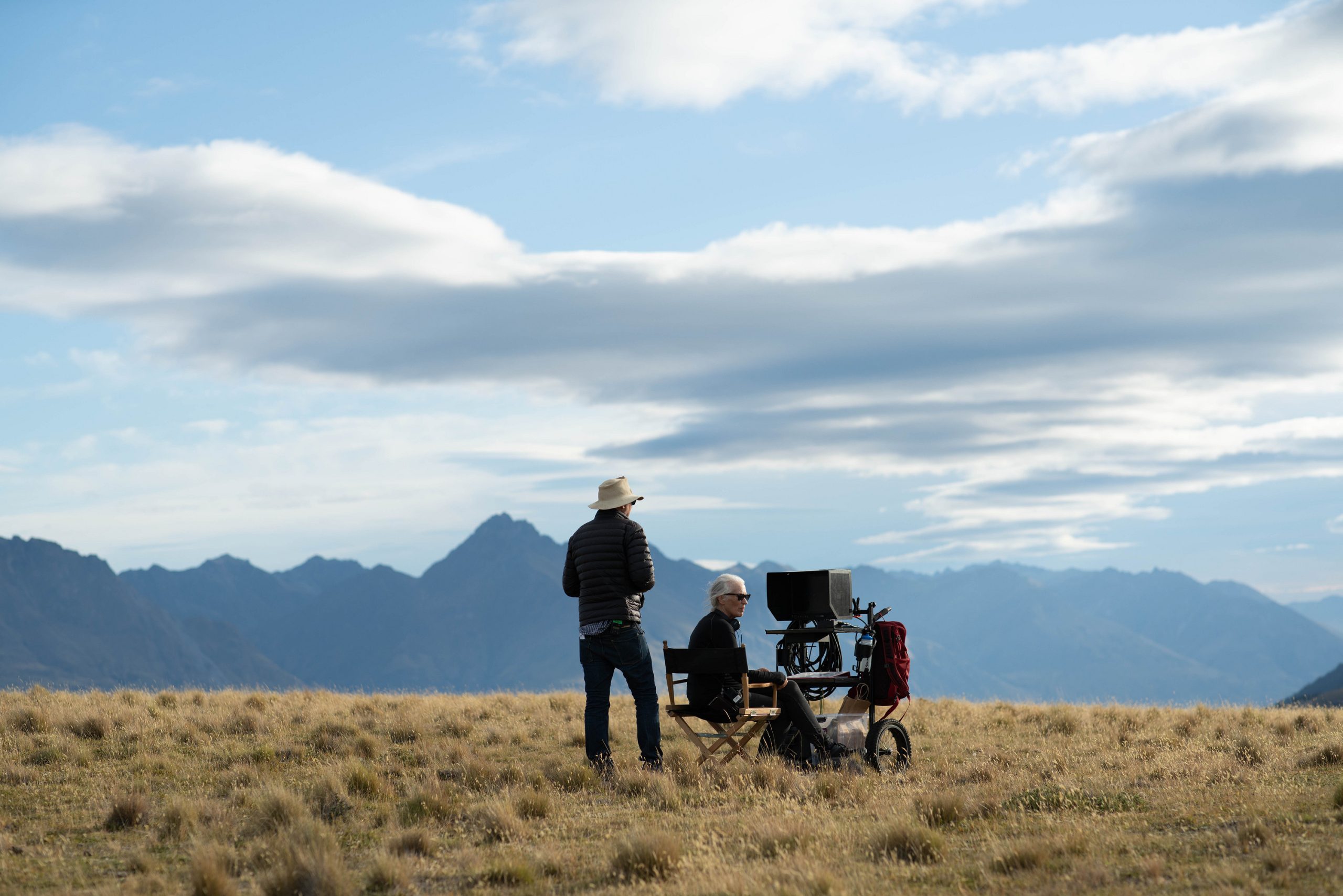 Jane Campion filmando 'The Power of the Dog'