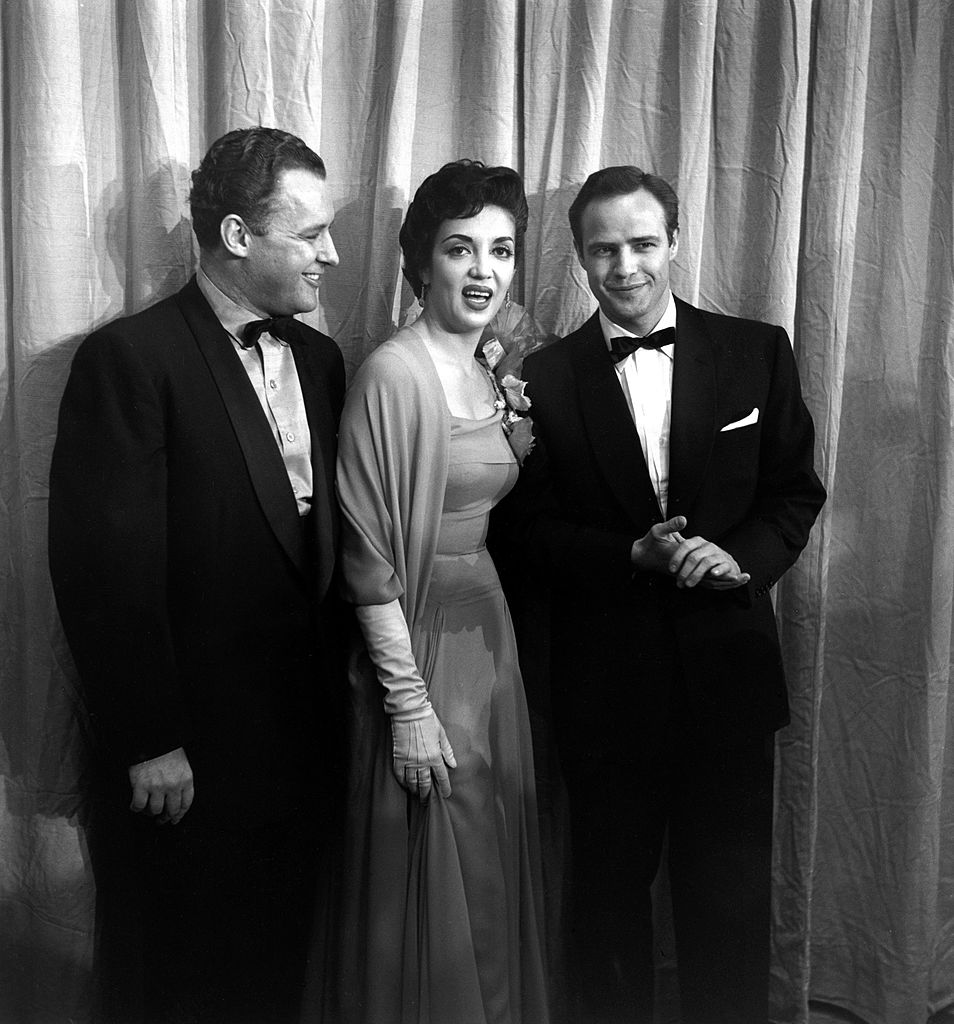 Katy Jurado en la ceremonia de los premios Oscar. 