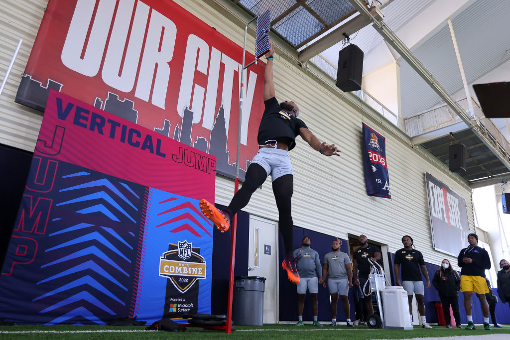 Salto vertical en el Combine de NFL