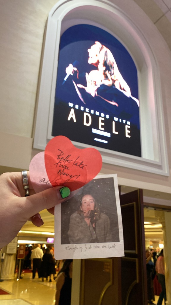 Adele desde el Colosseum del Caesars Palace en Las Vegas