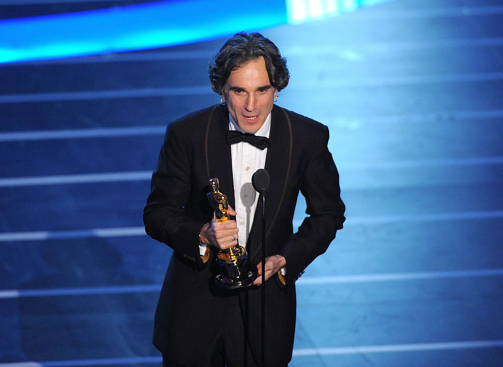 Daniel Day-Lewis en 2008 con su Oscar 