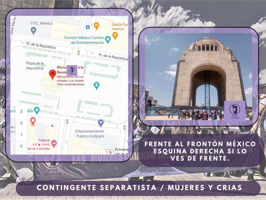 Convocatoria del colectivo Mamá Feminista