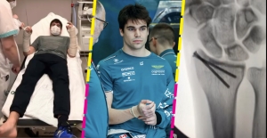 "Eres un héroe": La milagrosa travesía de Lance Stroll para correr en Baréin tras fracturarse las muñecas