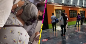 Mujer critica a joven por su forma de vestir en el Metro de CDMX