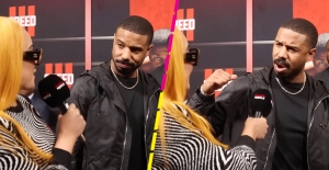 Michael B. Jordan se reencontró con una compañera que lo molestaba en la escuela y así reaccionó