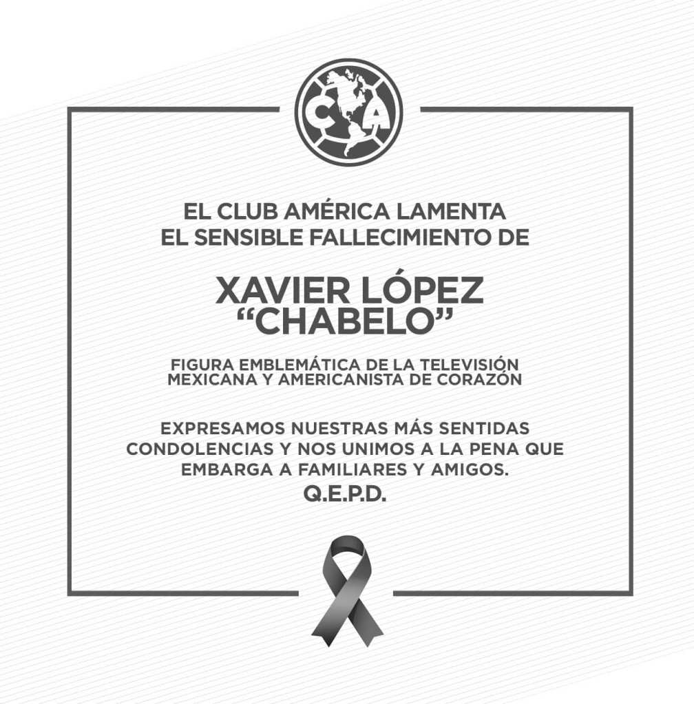 Murió Xavier López Chabelo