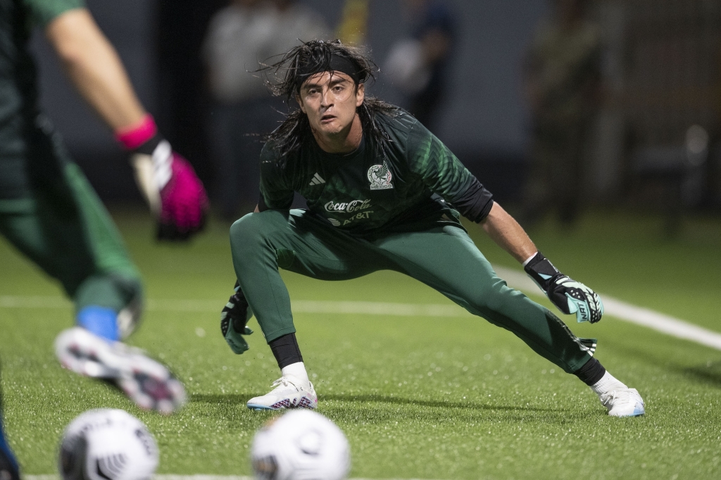 Carlos Acevedo en los entrenamientos