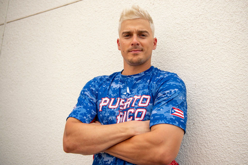 El puertorriqueño Kike Hernández en el Clásico Mundial de Beisbol 