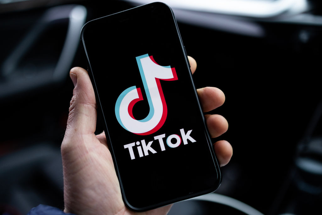 Imagen de TikTok en un teléfono 