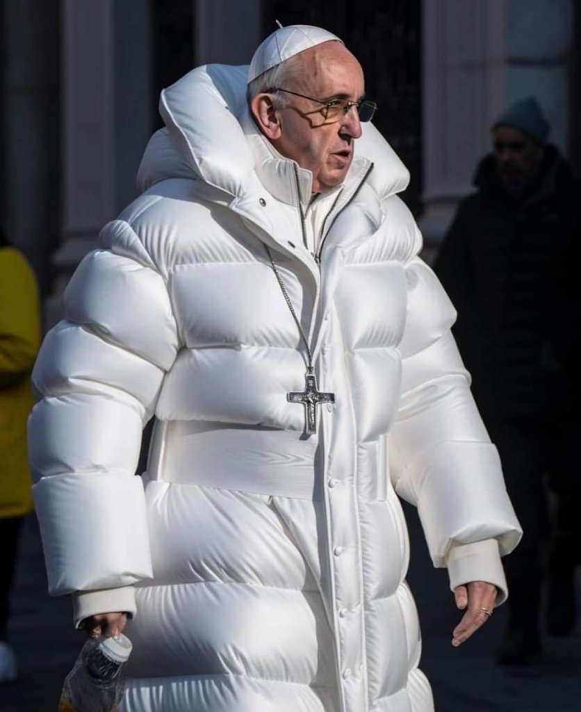 Foto del Papa Francisco hecha con IA 