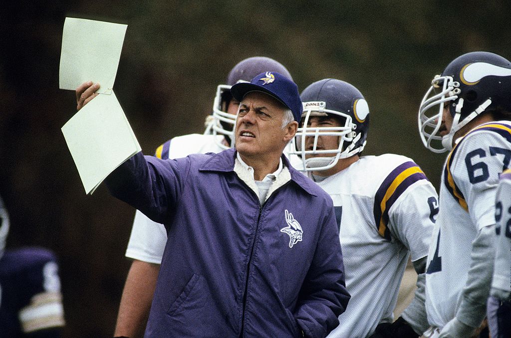 Bud Grant, excoach de los Vikings de Minnesota de la NFL 