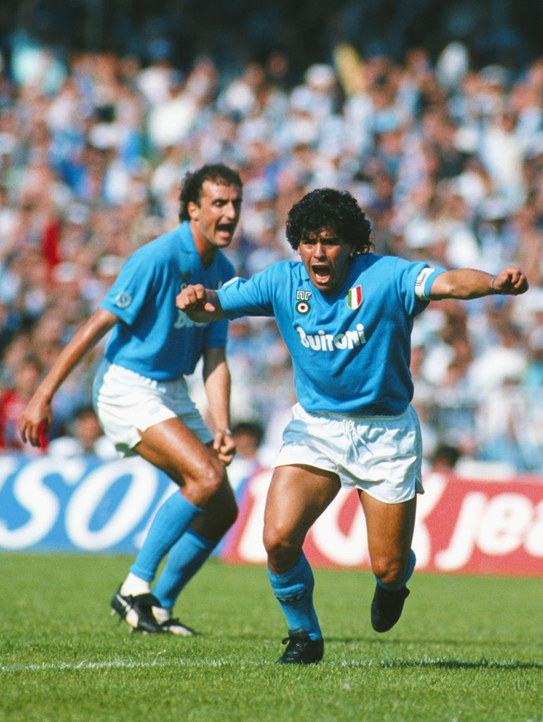 Maradona Napoli Champions League