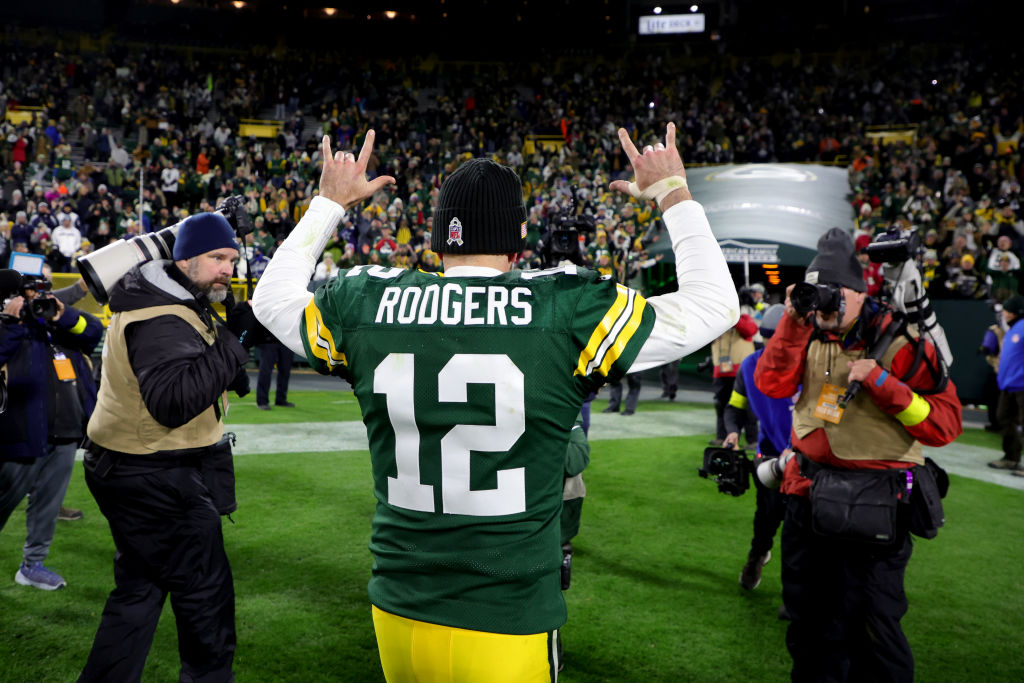 Aaron Rodgers en la semana 10 de NFL