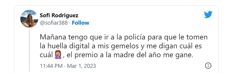 Madre de gemelos pide ayuda a la policía para saber quién es quién