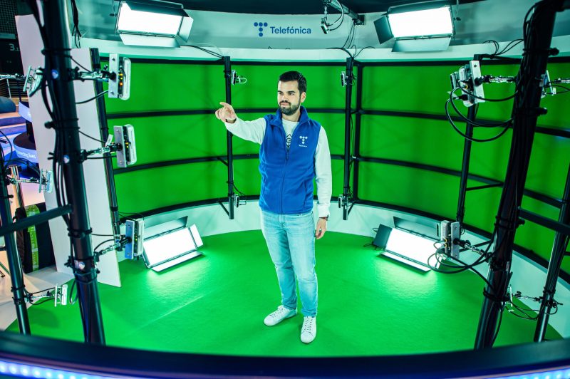 Telepresencia holográfica con captura 3D