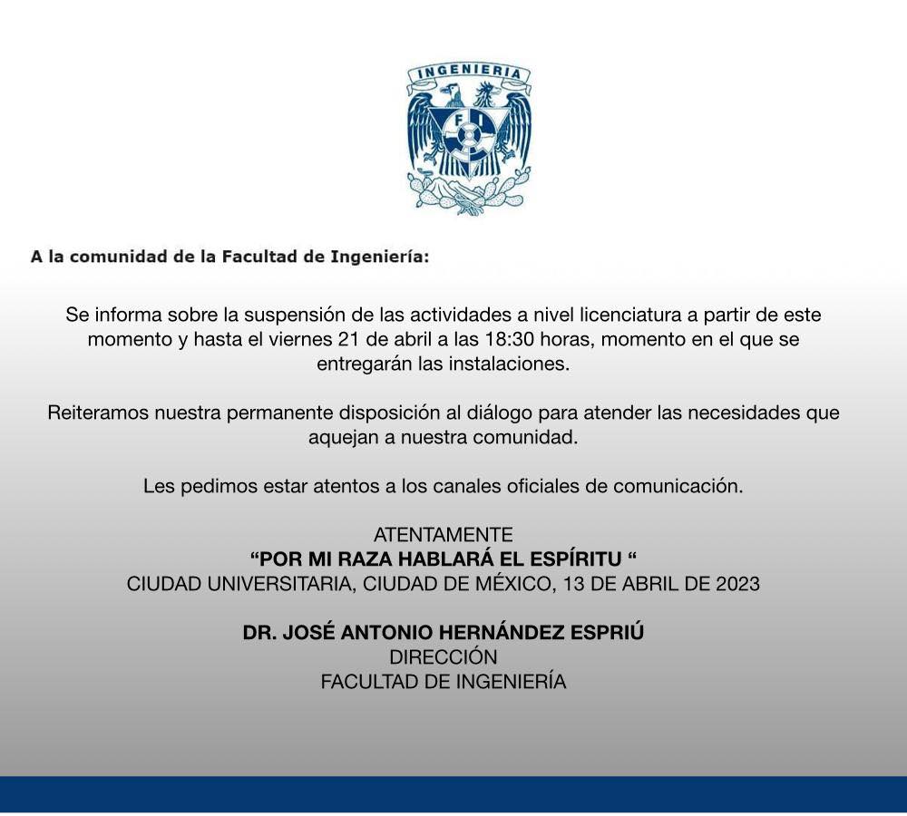 comunicado-facultad-ingenieria-unam-paro