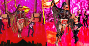 La conmovedora historia de la niña que acompañó a Bianca BelAir en su presentación de Wrestlemania 39