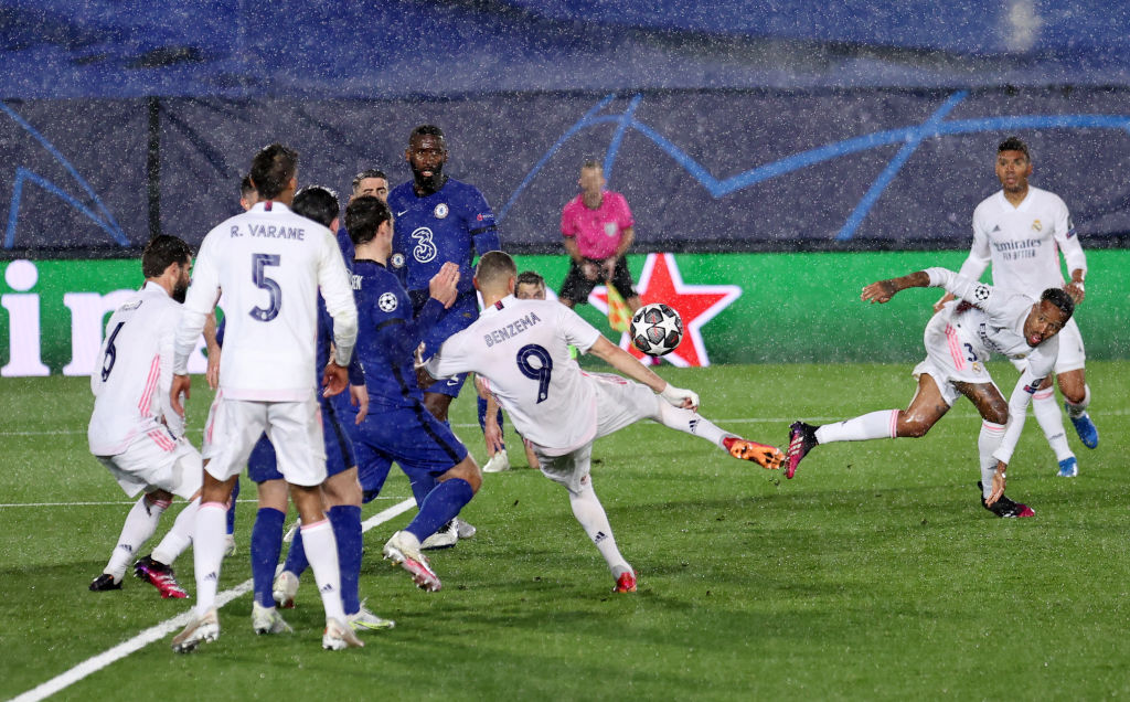 Enfrentamiento de Champions League entre Real Madrid y Chelsea