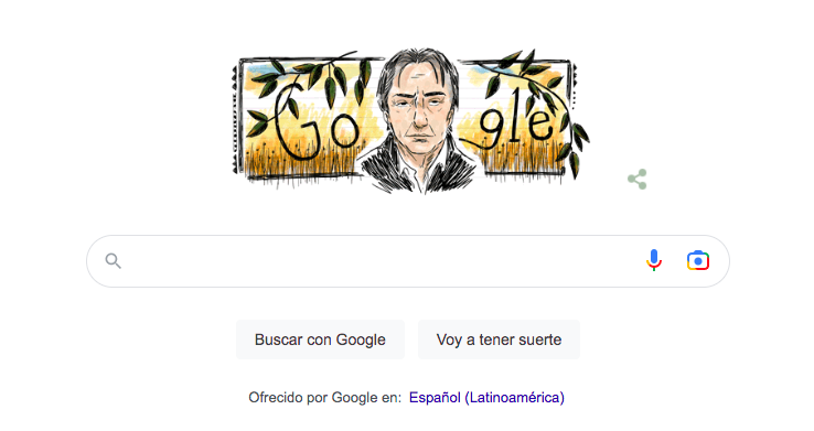 Sniff: El tributo de Google a Alan Rick por su cumpleaños