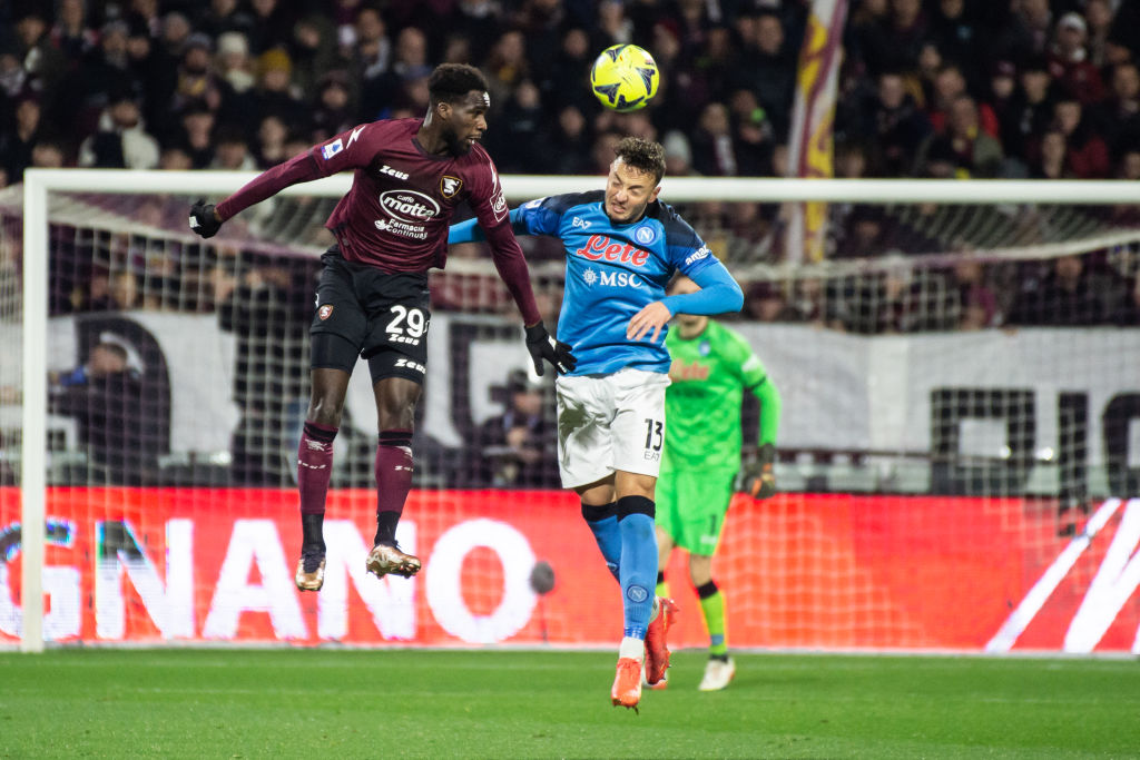 Salernitana vs Napoli de la primera vuelta en Serie A