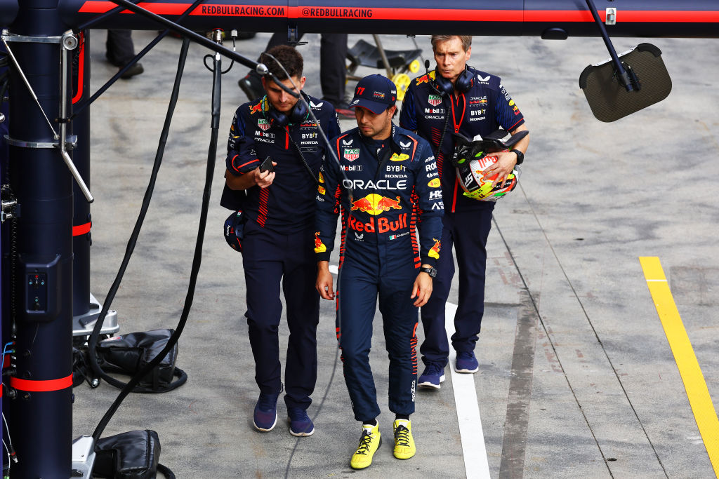 checo perez box red bull gp de australia