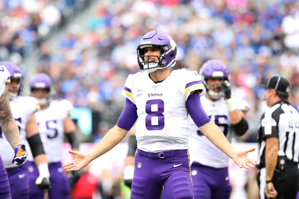 Kirk Cousins, podría perder su lugar como QB en Vikings