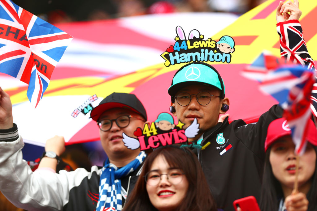 fans gran premio china f1 shanghai