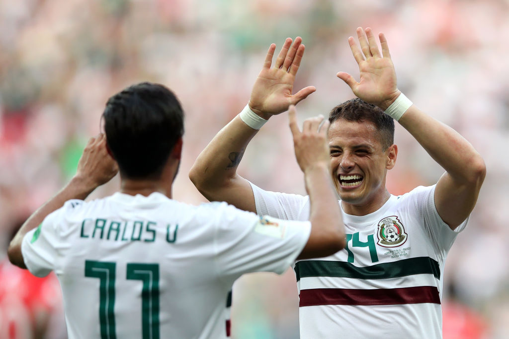 Carlos Vela y Chicharito Hernández