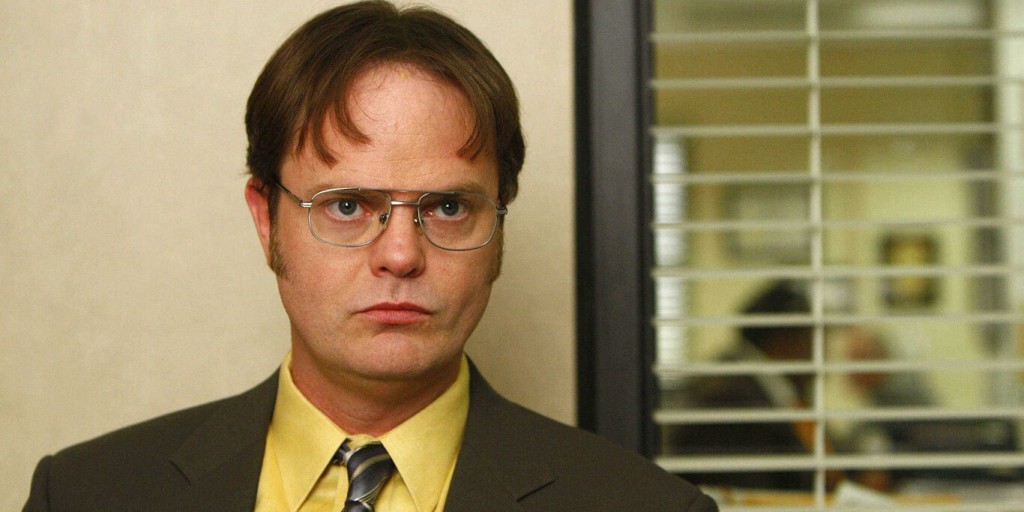 Sujeto en avión veía 'The Office' y a su lado viajaba Rainn Wilson (Dwight Schrute)