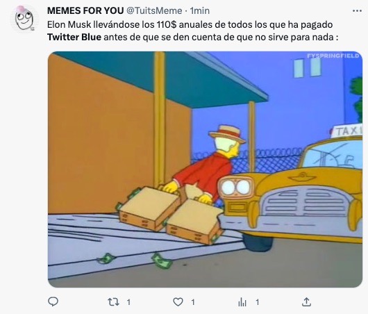 Memes de Twitter marcas de verificación eliminadas